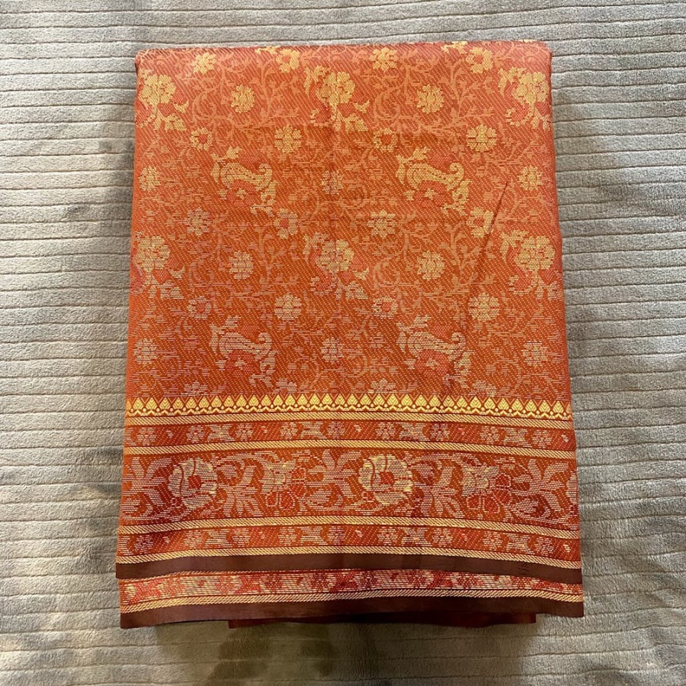 Orange Saree - image 2